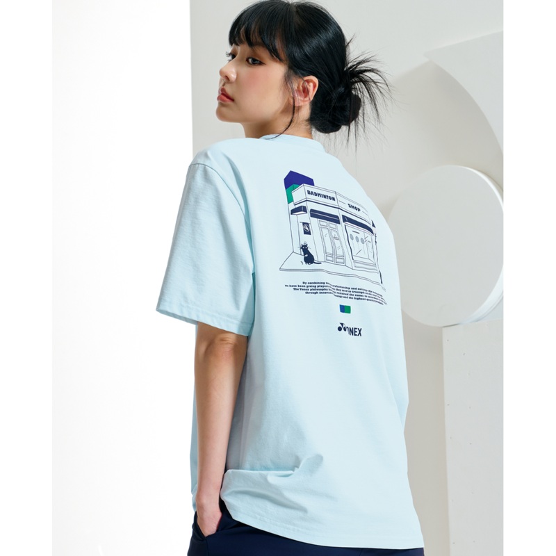 YONEX UNI T-Shirt 243TS034U (OVER FIT) EMERALD 85(XS)