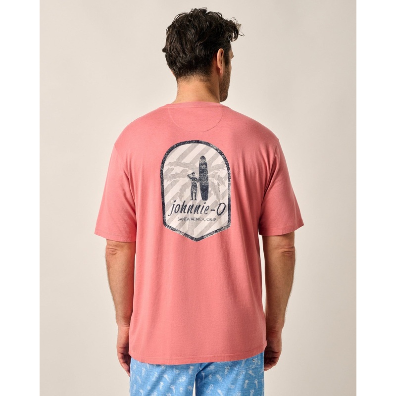Johnnie-O Men’s Smooth Surfin T-Shirt Bandana Small