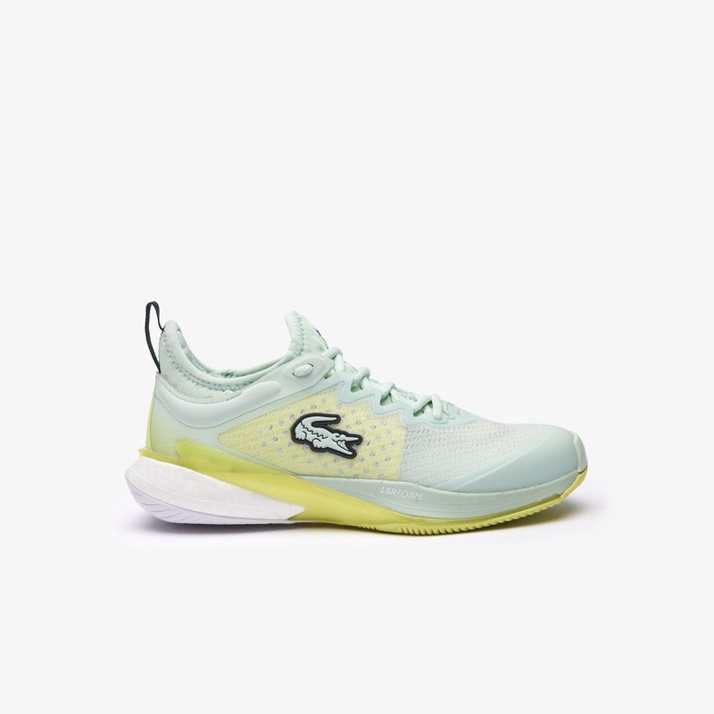 Lacoste AG-LT23 Lite Women’s Tennis Shoes – Turquoise/Yellow