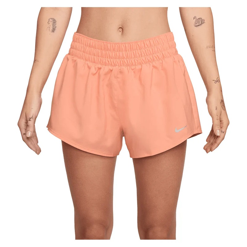 Women`s One Dri-FIT Mid-Rise 3 Inch Shorts
