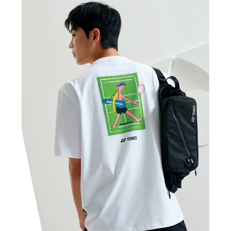 YONEX UNI T-Shirt 243TS040U (OVER FIT) WHITE 85(XS)
