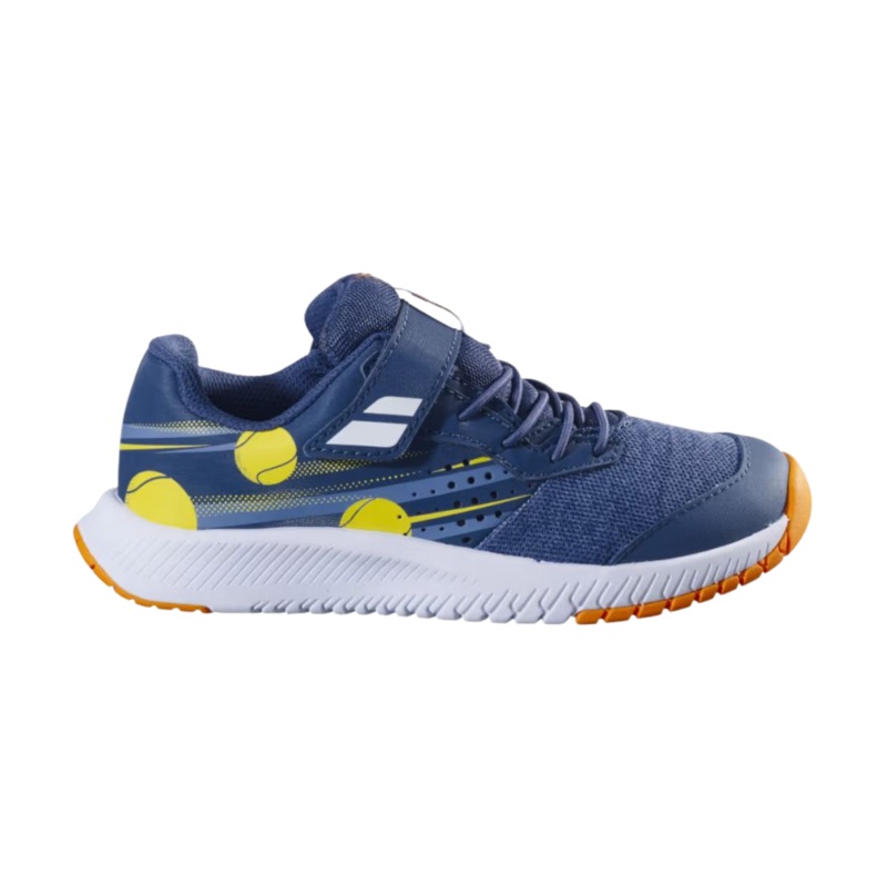 Babolat Pulsion Kid All Court Tennis Shoes Junior – Blue/Yellow BLUE/YELLOW UK 1