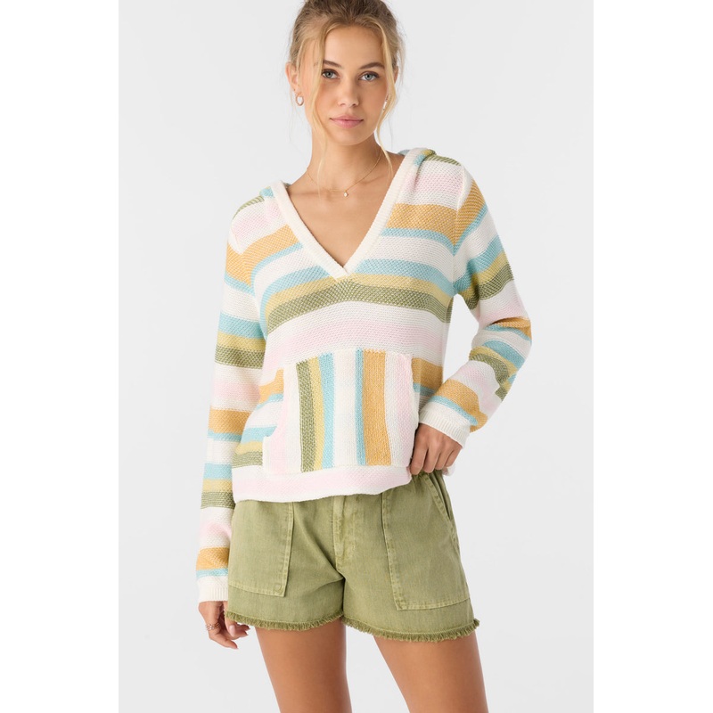 O’Neill Women’s Catamaran Long Sleeve Sweater Multi Color XSmall