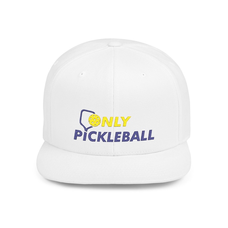 Only Pickleball Flat Bill Snapback 1