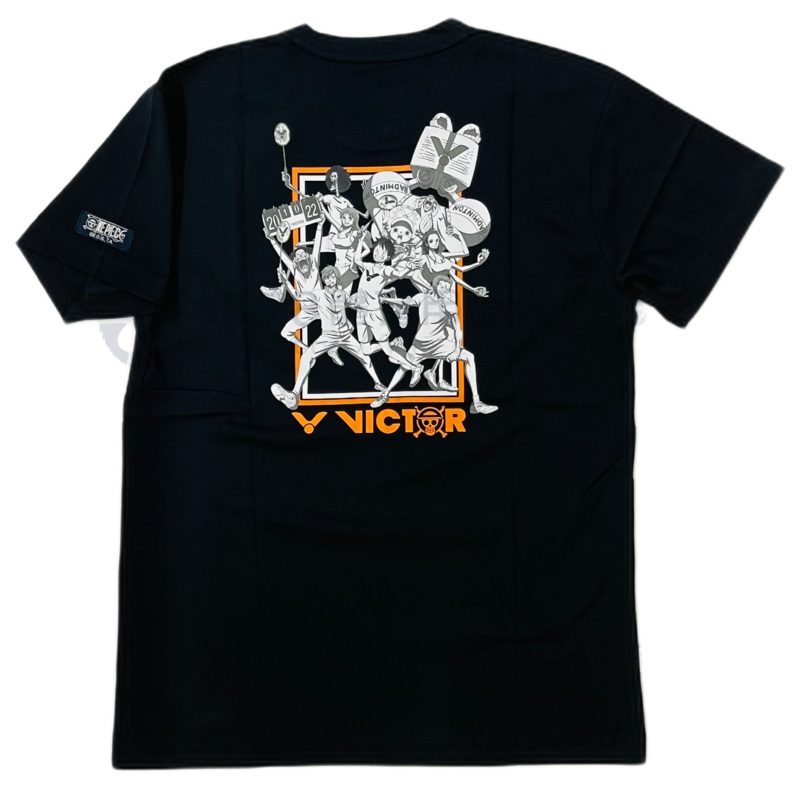 Victor x ONE PIECE T-Shirt T-OP1-C Black XS