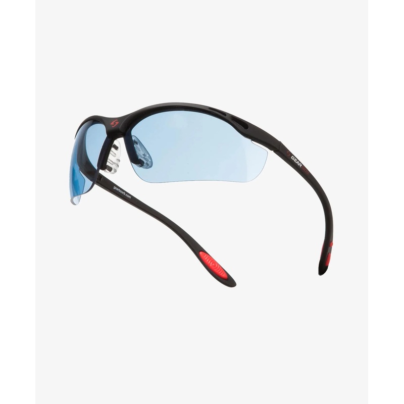 Gearbox Vision Eyewear – Black Frame – Blue Lens