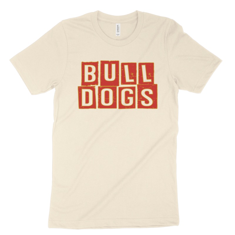 Thomasville Bulldog Block Letters T-Shirt