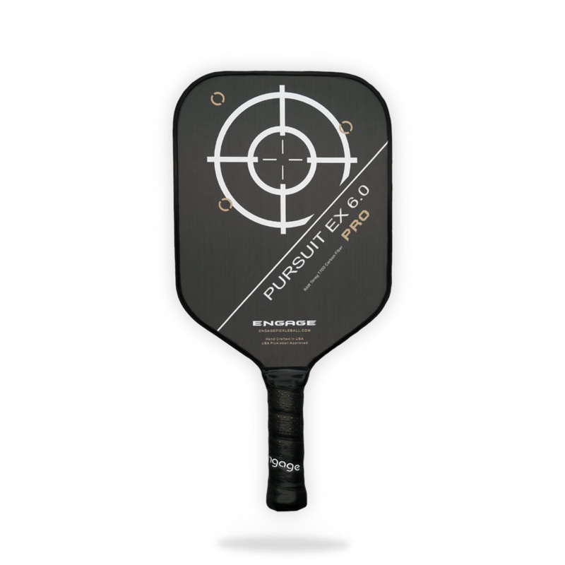 ENGAGE Pursuit Pro EX 6.0 Pickleball Paddle  I  Raw T700 Carbon Fiber  I  Standard