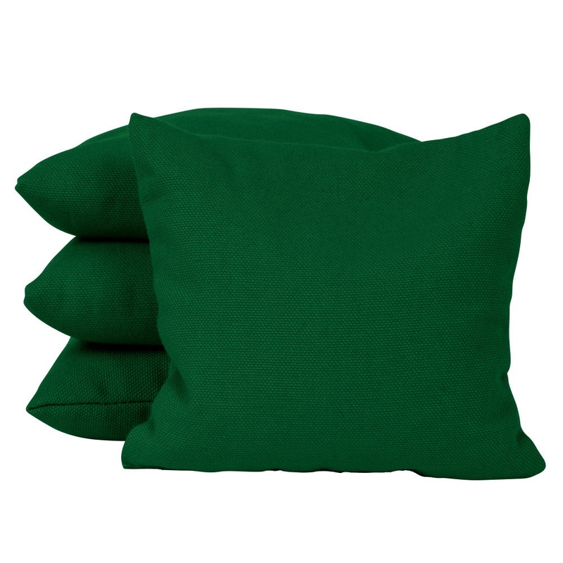 Hunter Green Corn Filled Cornhole Bags