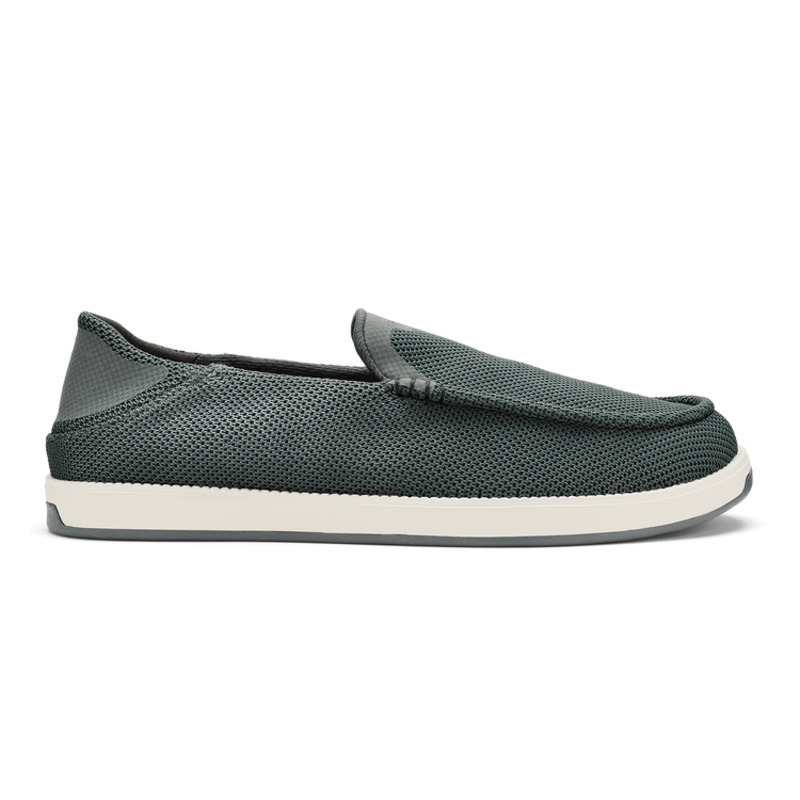 Olukai Men’s Kakaha Mesh Slip-On Shoes Rock/Rock 8
