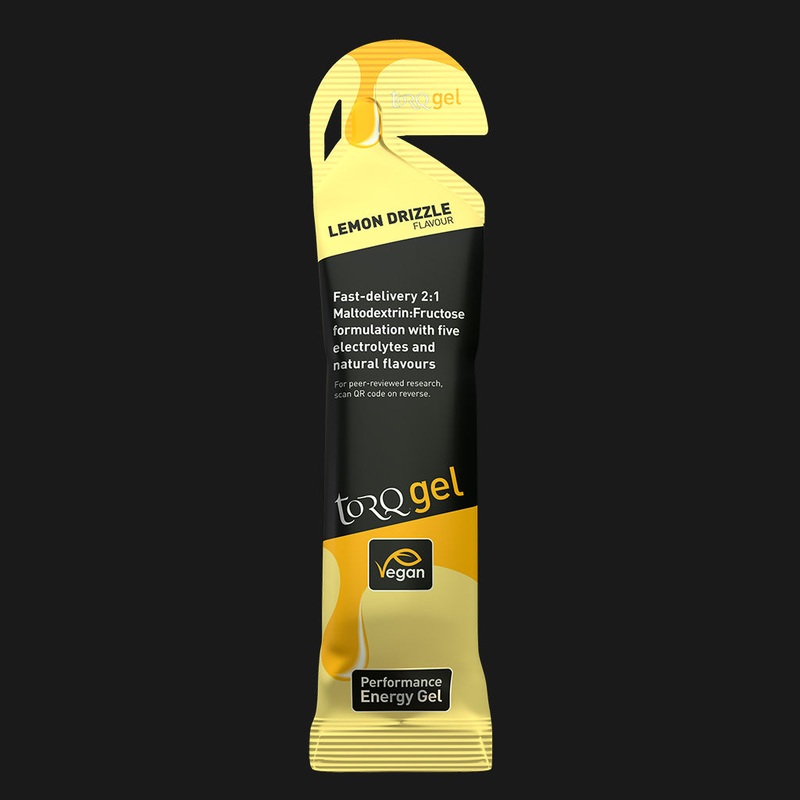 Torq Energy Gels (Single) Lemon Drizzle Lemon Drizzle