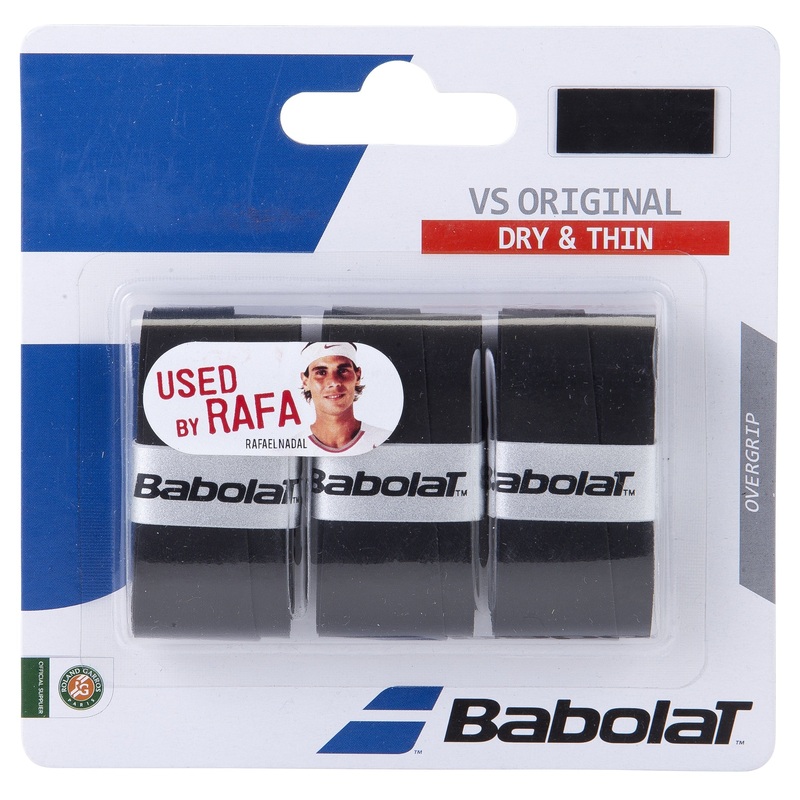 Babolat VS Original Overgrip 3 Pack (Black)