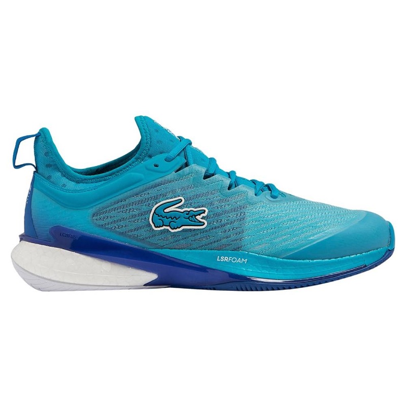 Lacoste AG-LT23 Lite Women’s Tennis Shoes (Blue/White)