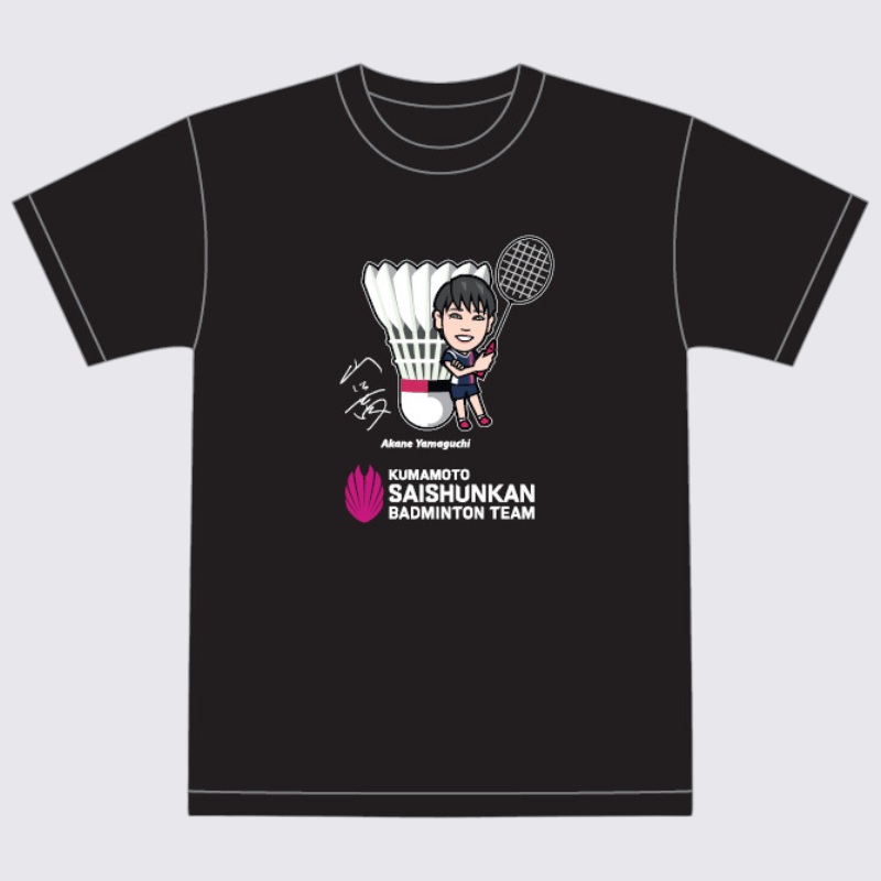 SAISHUNKAN Akane Yamaguchi Caricature T-shirt 2024ver. M