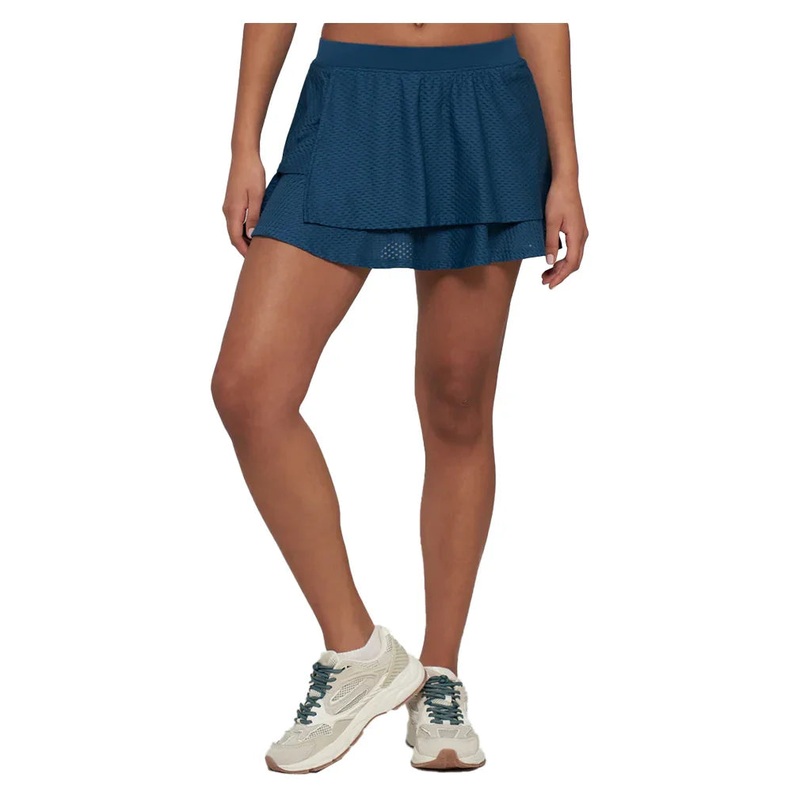 Women`s Circle Mesh Layer 13 Inch Tennis Skort Dragonfly