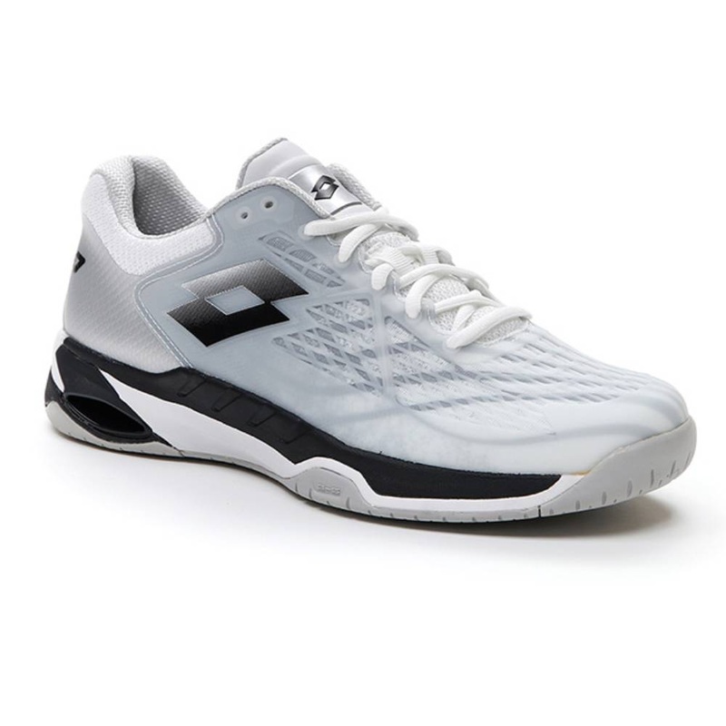 Lotto Mirage 100 Speed Men’s Tennis Shoe (White/Black)