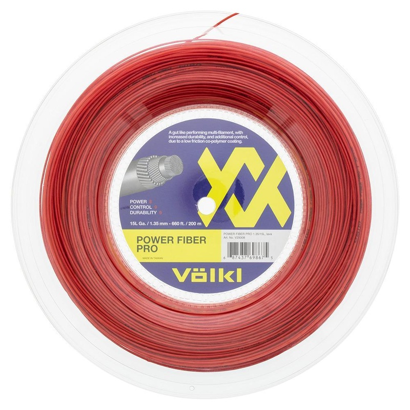 Power Fiber Pro 15L Tennis String Reel Lava
