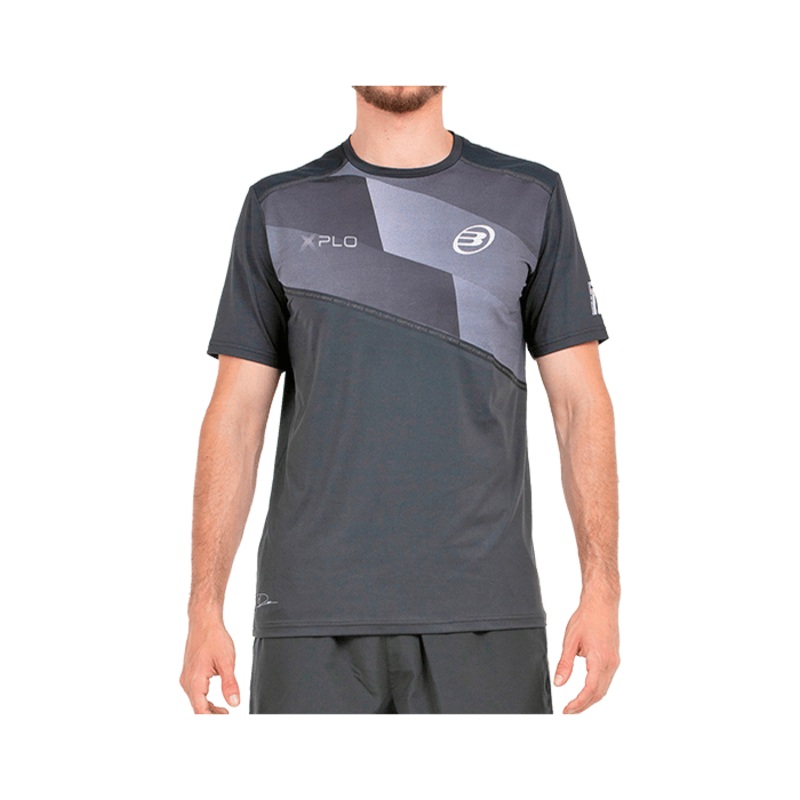 T shirt Bullpadel Di Nenno 25V Black 2025