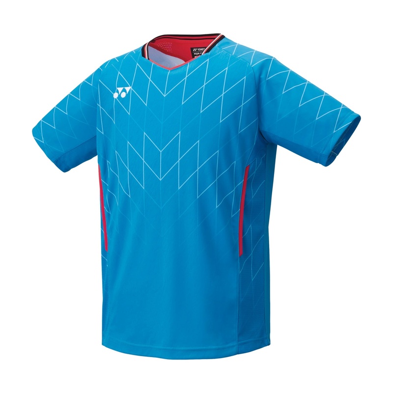 YONEX 2025 Japan National Team Crew Neck Shirt 10698YX – Cerulean Blue ASIA M / EU S / US XS / JP M