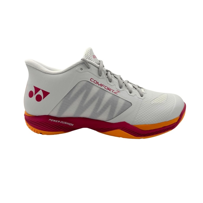 Yonex Power Cushion Comfort Z3 Wide Mid Badminton Shoe Unisex – White/Red OFF WHITE/RED UK 9.5
