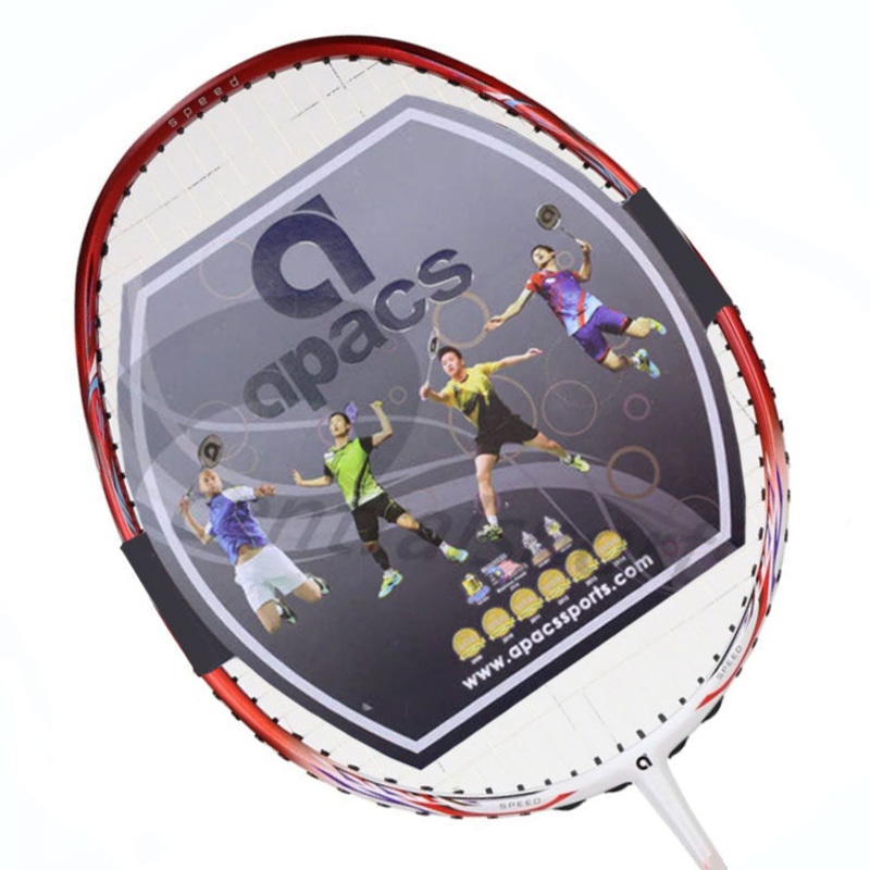 Apacs Imperial Speed Badminton Racket – White/Red White/Red 5UG4