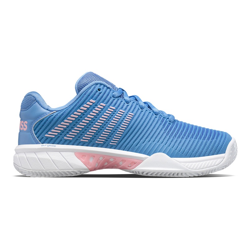 K-Swiss Hypercourt Express 2 Clay Court Women’s Tennis Shoe (Blue/Pink)