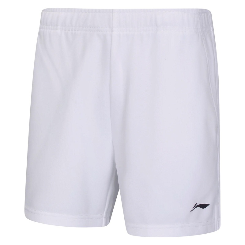 Li-Ning Badminton Competition Shorts Men – White Standard White S