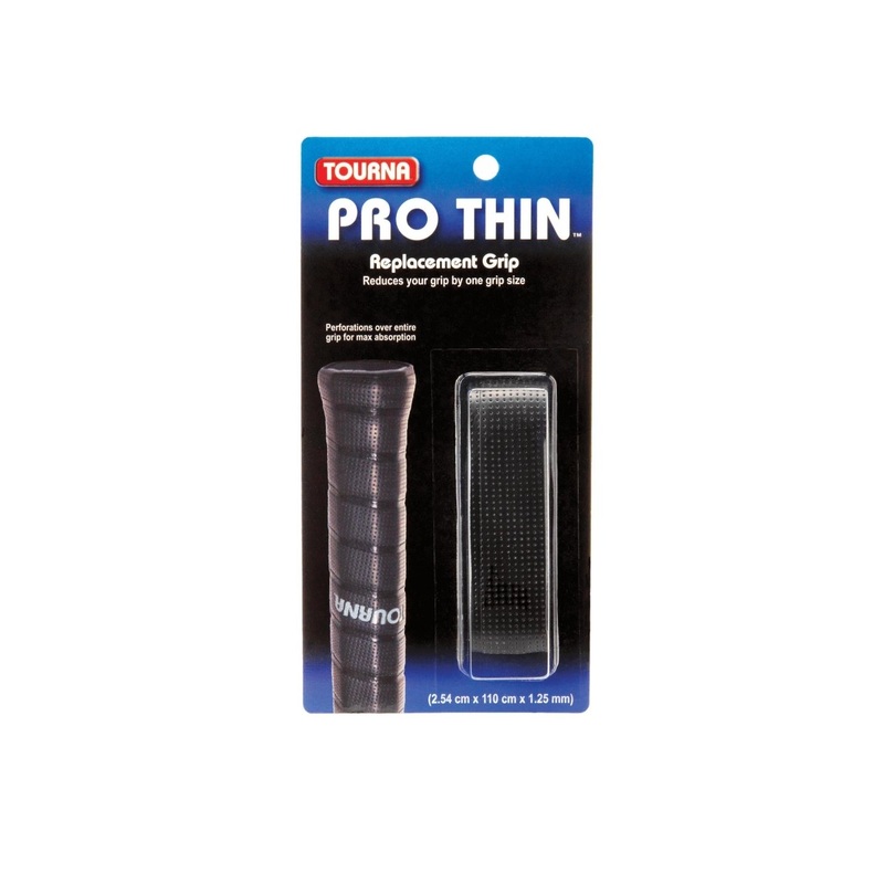 Tourna Pro Thin Replacement Grip – Black