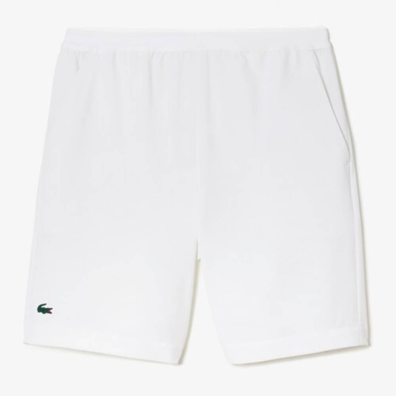 Lacoste Men’s Ultra Dry Shorts (White)