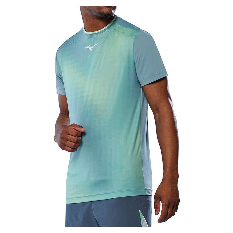 Men`s Shadow Graphic Tennis Tee Citadel
