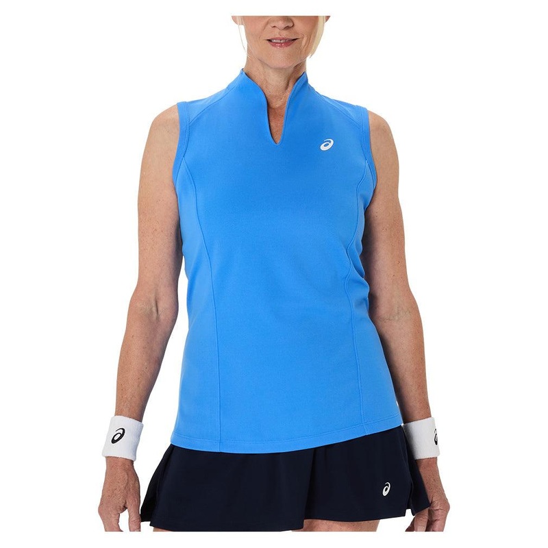 Women`s Court Tennis Tank Blue Coast