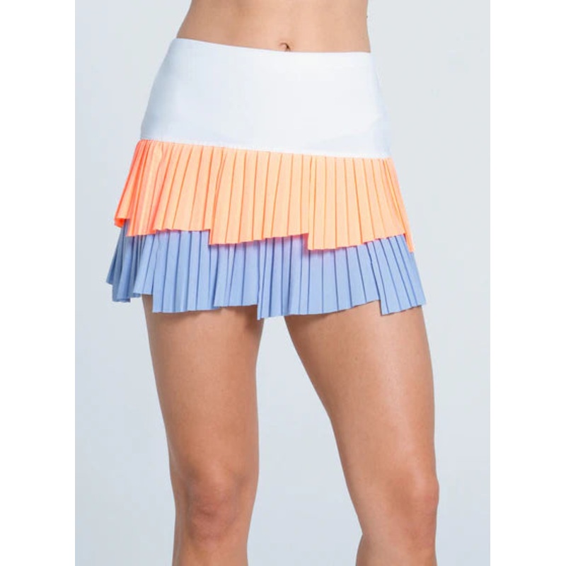 Women’s Lucky in Love Fly Pleated 13″ Skirt Small