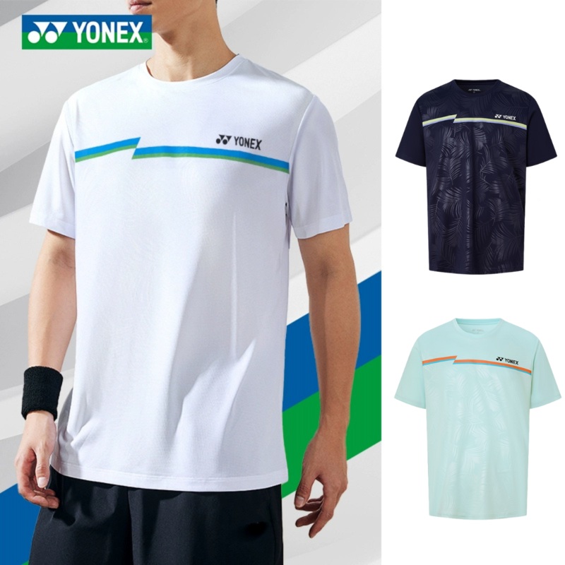 YONEX Men’s T-shirt 115075BCR White (011) M