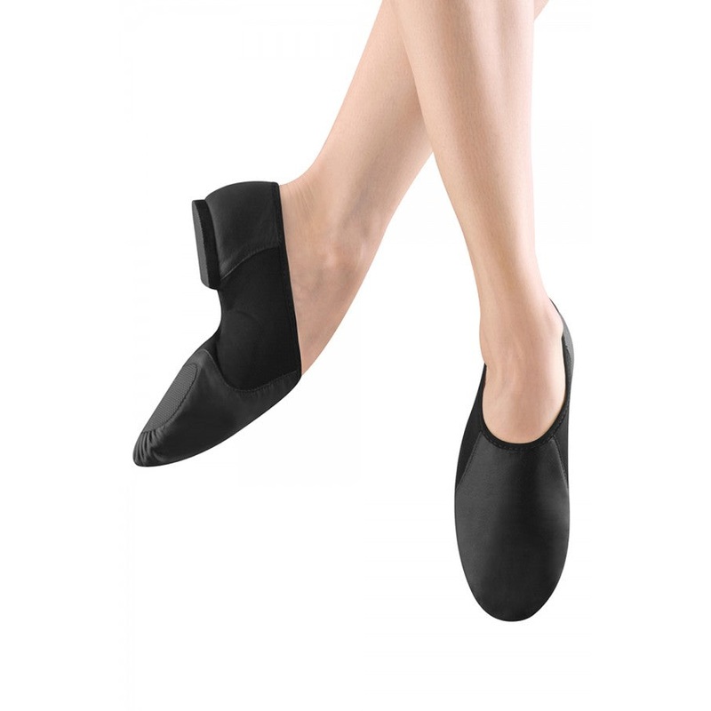 Bloch Neo Flex Slip On Jazz Shoe Junior – Black Black 10