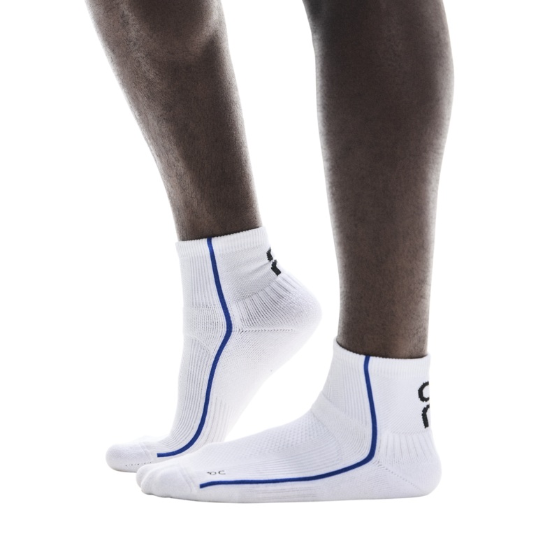 On Court Sock Mid 1 Unisex White/Indigo XS