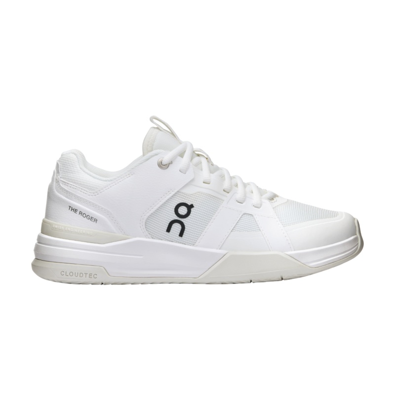 On THE ROGER Clubhouse Pro Tennis Shoes Men – White/Ice White/Ice UK 6.5