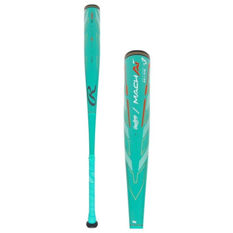 Rawlings 2024 Mach AI 2 5/8″ BBCOR Baseball Bat(-3) 31″/28 oz.