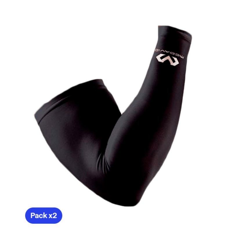McDavid Black Compression Sleeves (x2)