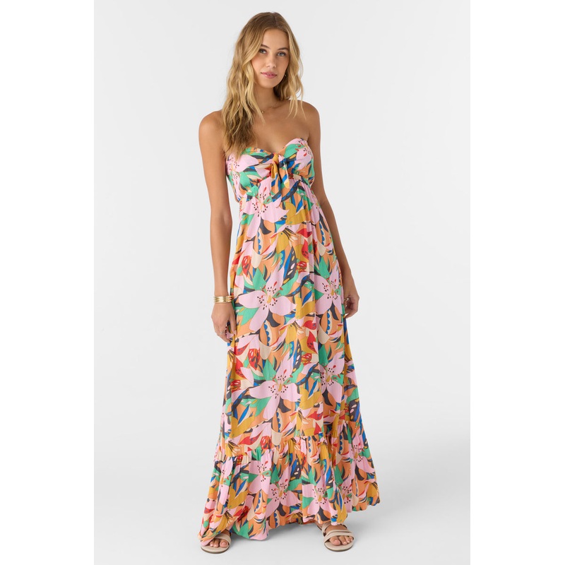 O’Neill Women’s Isadora Maxi Dress Multi Color XSmall