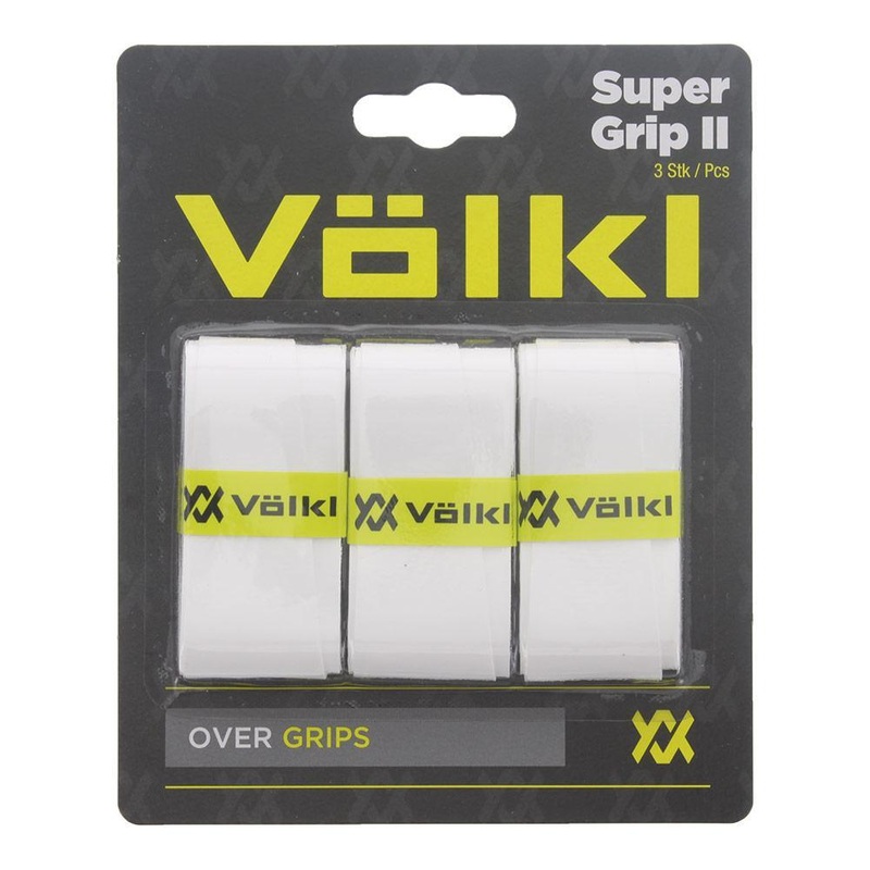 Super Grip II 3 Pack Tennis Overgrip White
