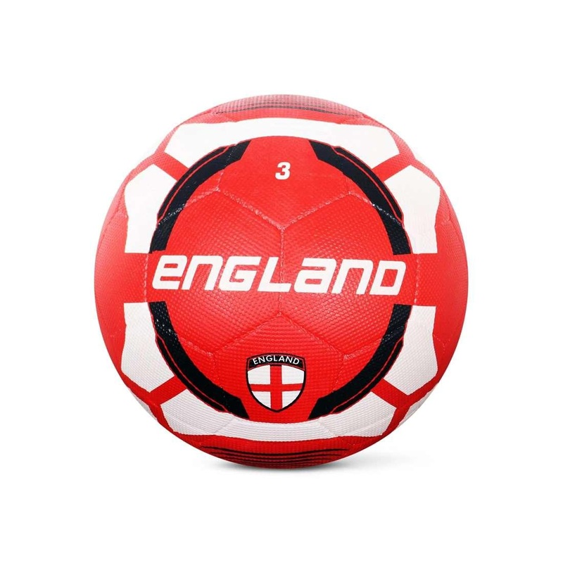 VECTOR X England Rubber moulded Football -(Pack of 1, Red, White) | Kibi Sports Red 5