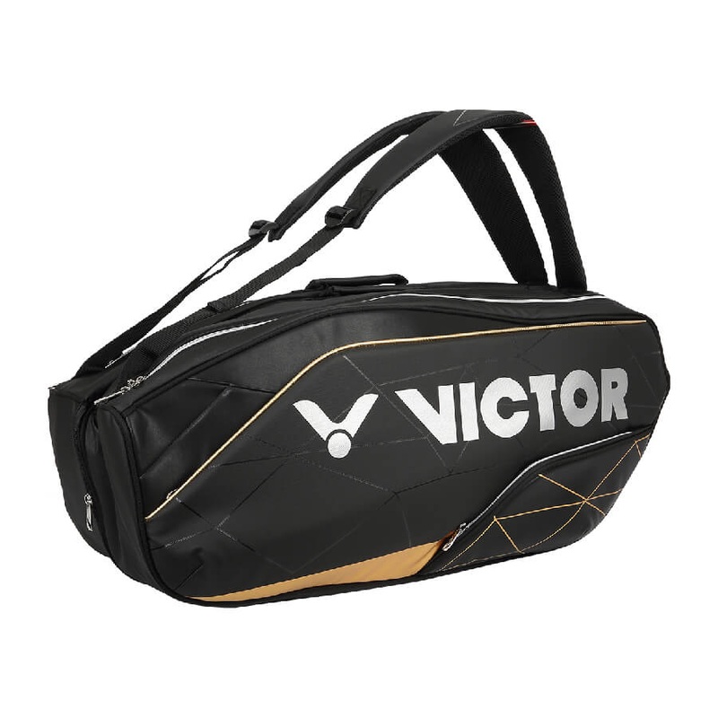 Victor 6 Piece Racket Bag(Black)