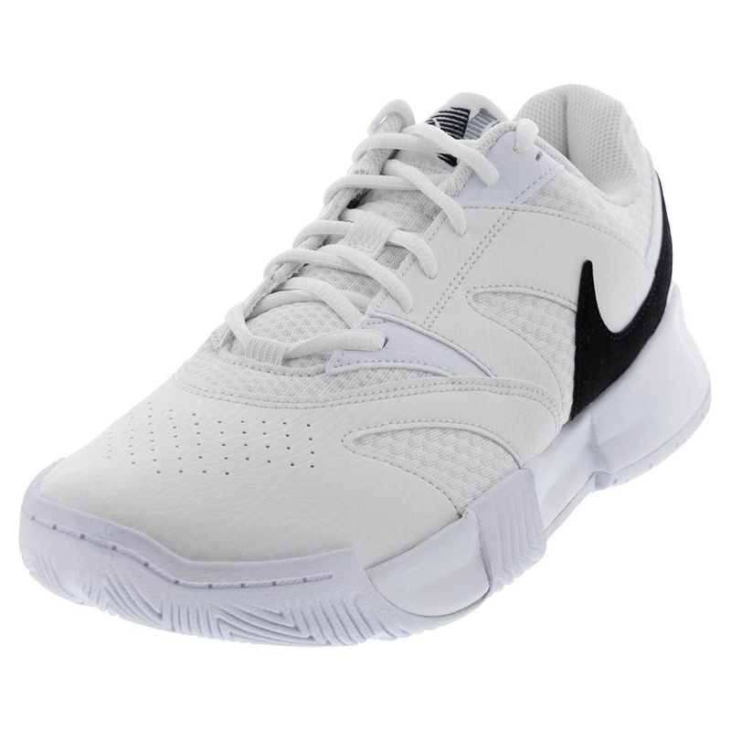 Men’s Court Lite 4 Tennis Shoes White and Black
