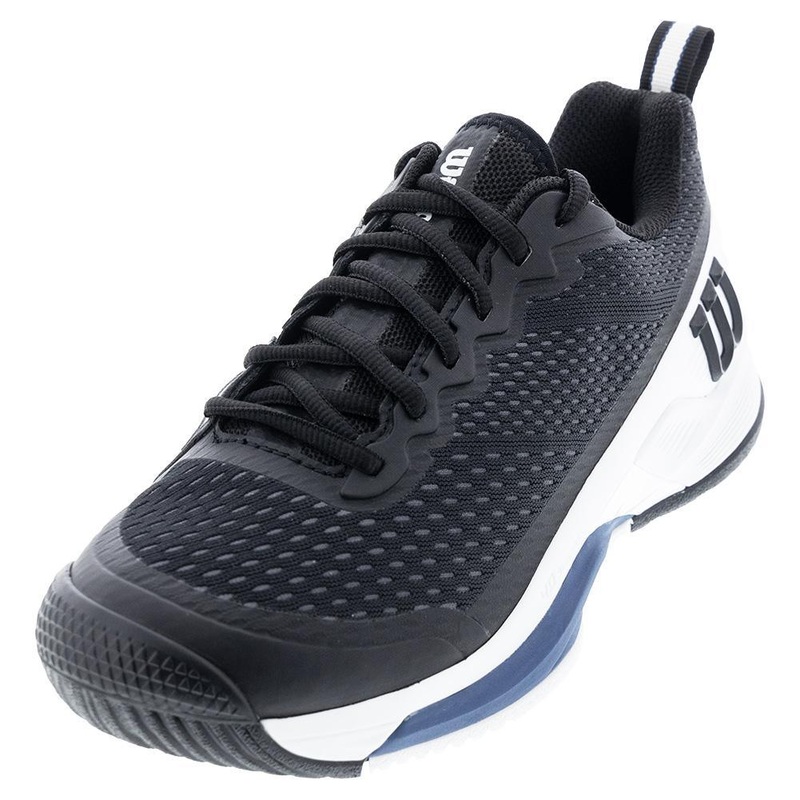 Men’s Rush Pro 4.5 Tennis Shoes Black and Ensign Blue