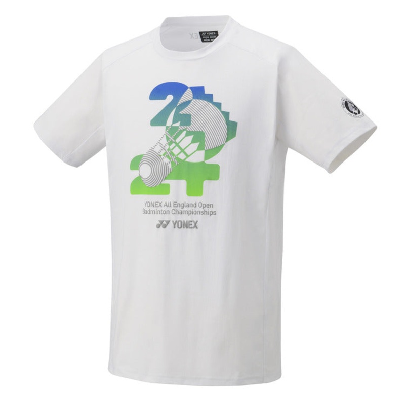 YONEX UNI ALL England Graphic T-Shirt YOB24001EX White S