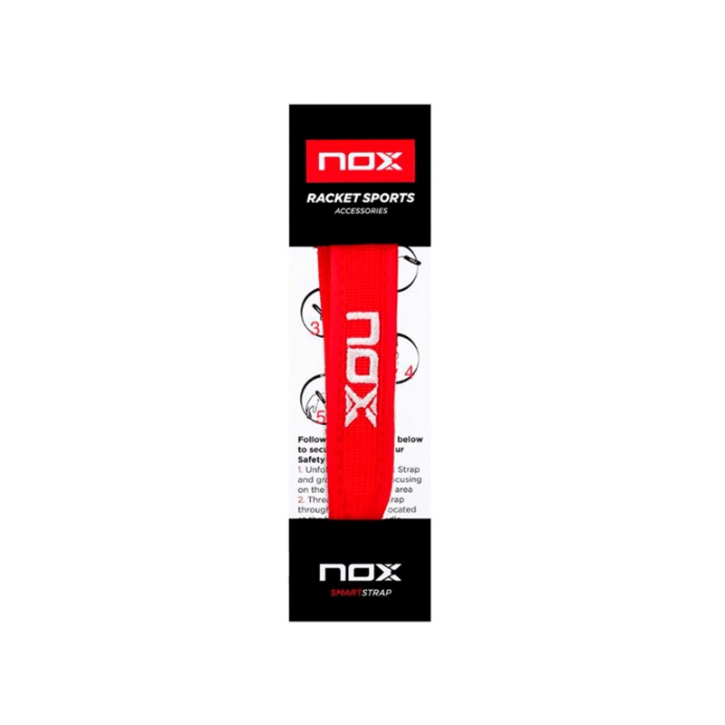 Racket Strap NOX Luxury Red/White