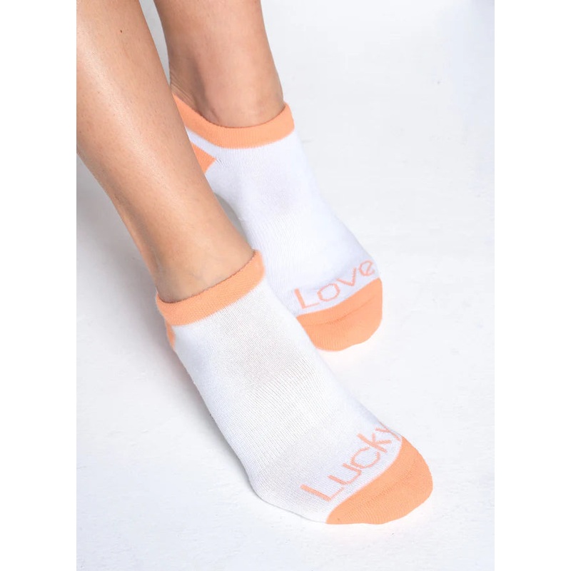 Women’s Lucky in Love Lavender Love Low Cut Socks