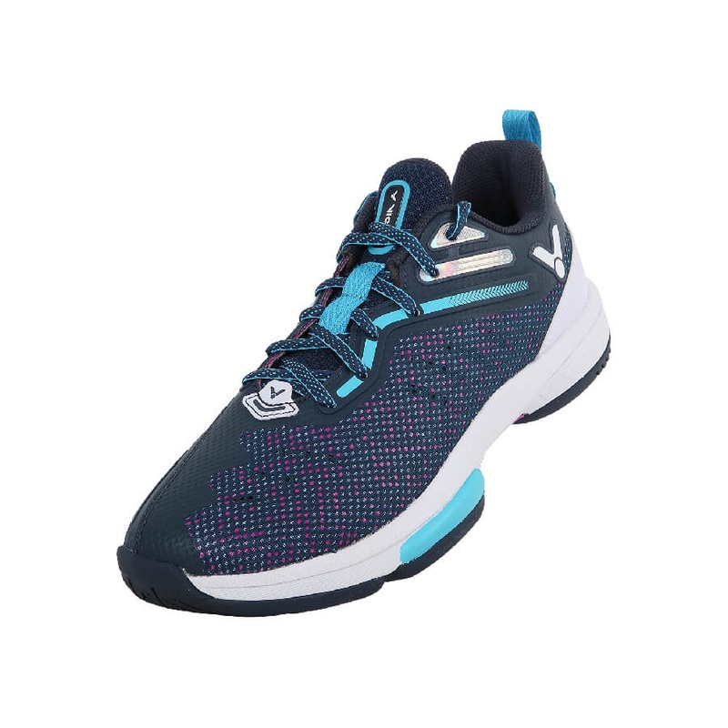 2023 Victor P9600 Unisex Performance Wide Shoes (Blue Wing Teal/Purple)