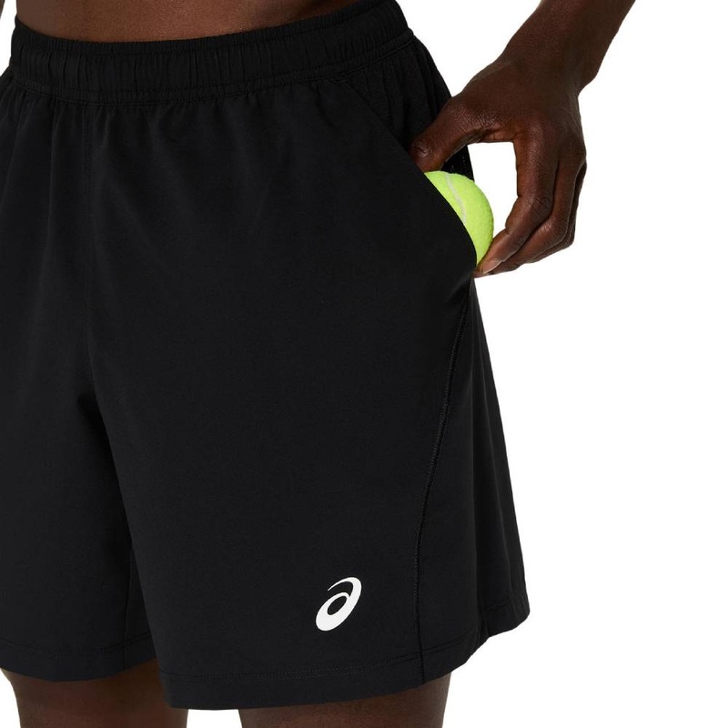 Asics Men’s Court 7-Inch Shorts (Performance Black)