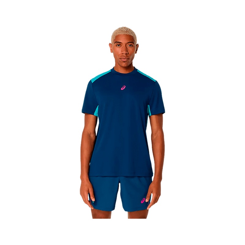 T shirt Asics Padel Court SS Mako Blue 2025